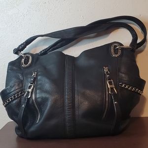 B. Makowsky Leather Satchel